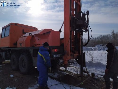 Начало работ по инженерно-геологическим изысканиям в г. Державинск