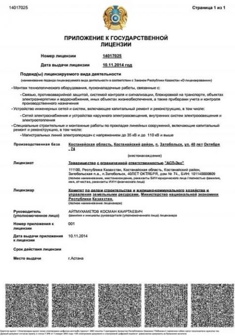 Лицензия Электромонтаж, пусконаладка 2 лист	